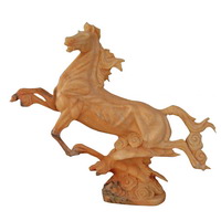 Marble horse figurines