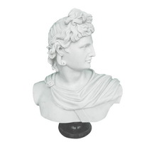 Marble bust head