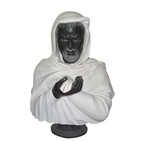 Marble statue head