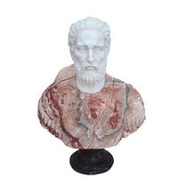 marble Roman head sculpture