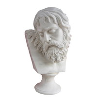 marble Roman statue bust