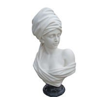 white bust statue