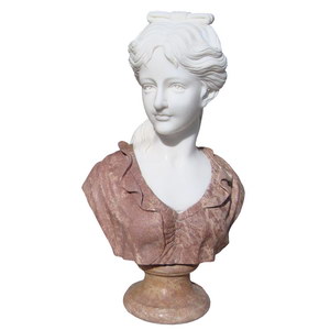 Marble bust sculpture