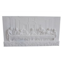 Marble bas relief sculpture