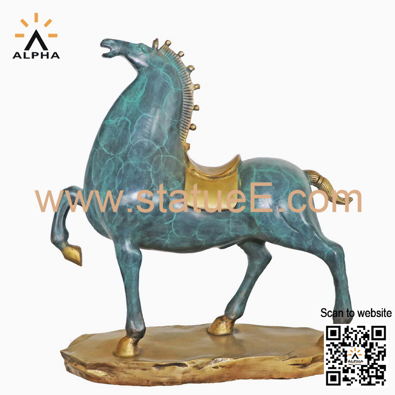 Bronze horse figurine