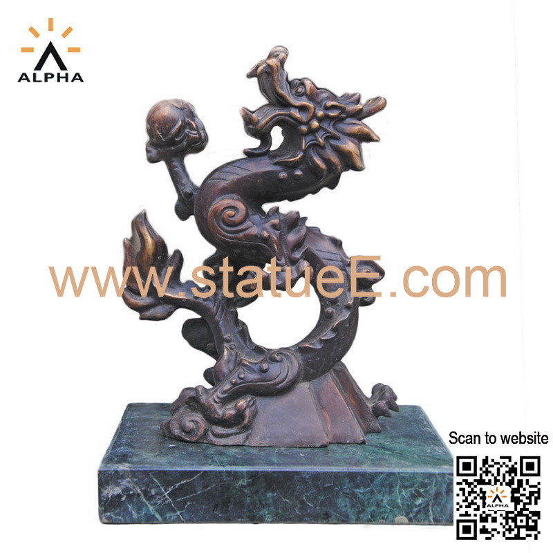 Chinese dragon statue