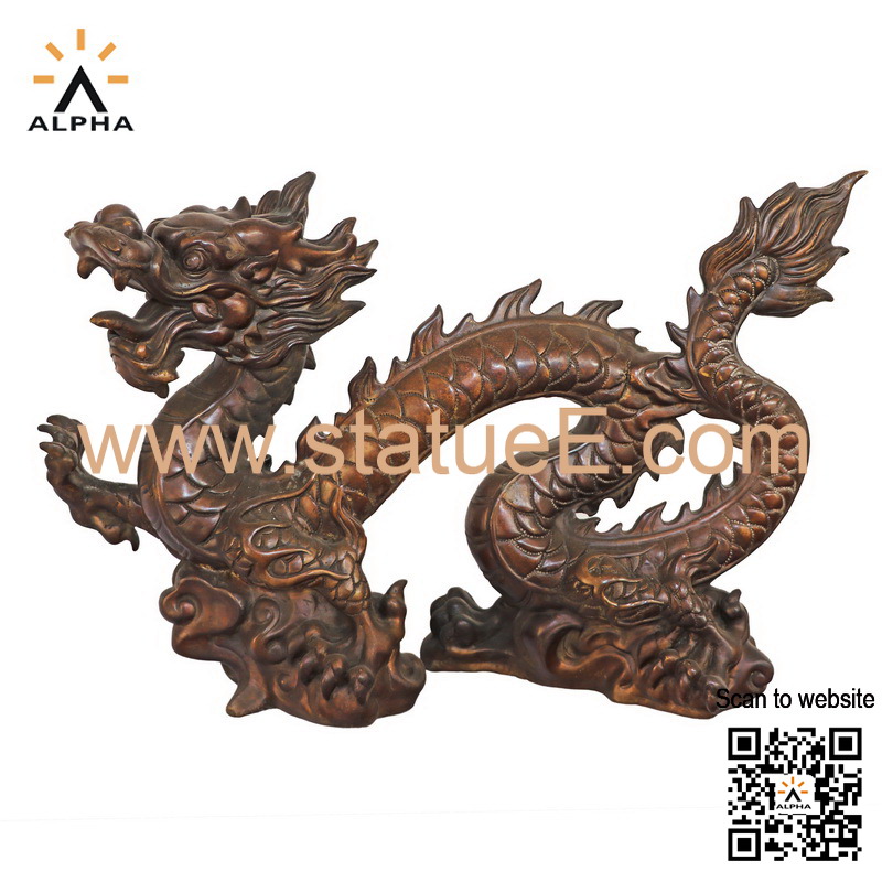 Chinese dragon figurines