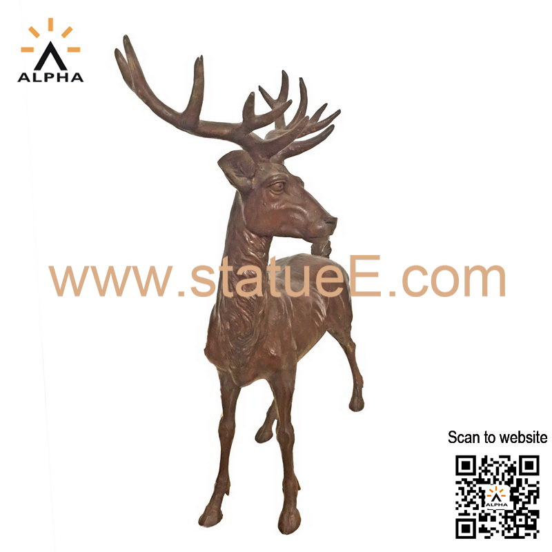 Bronze deer