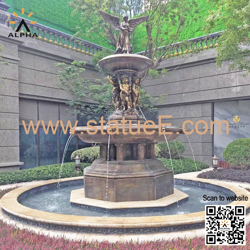Bronze fountain
