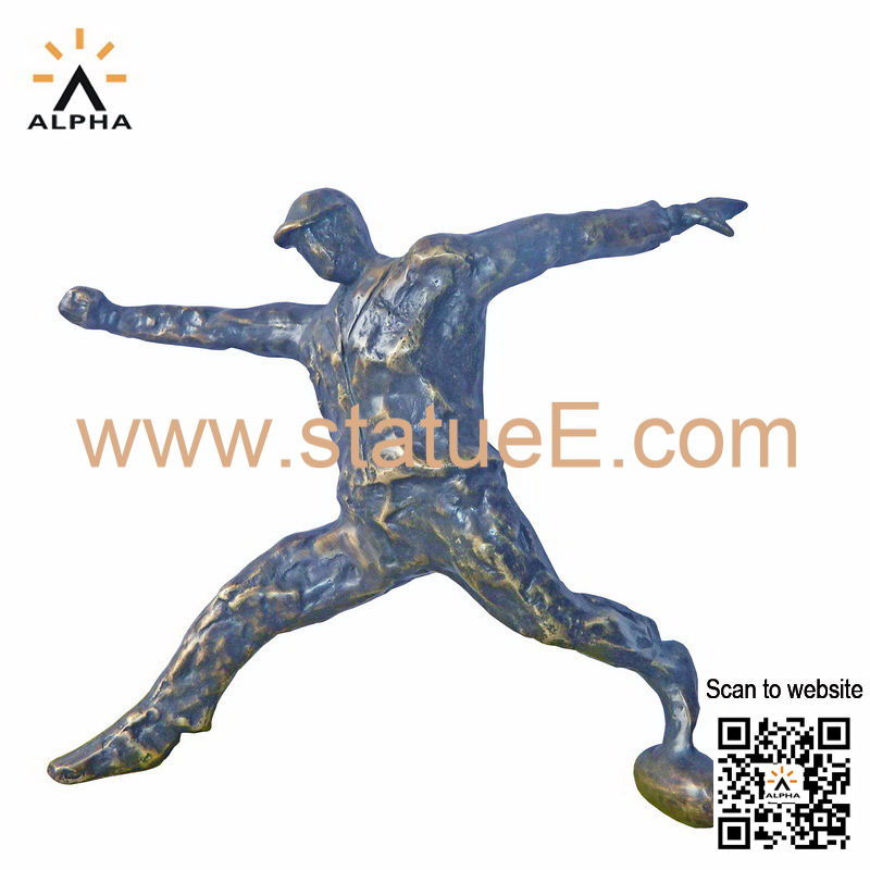 bronze athletic figure