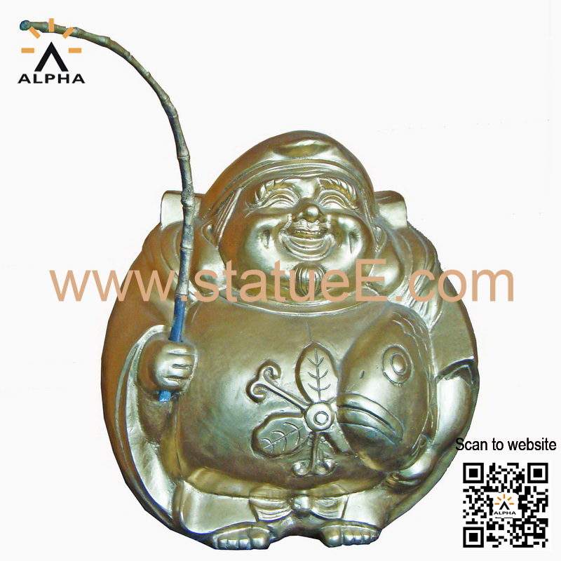 bronze Japanese figurine
