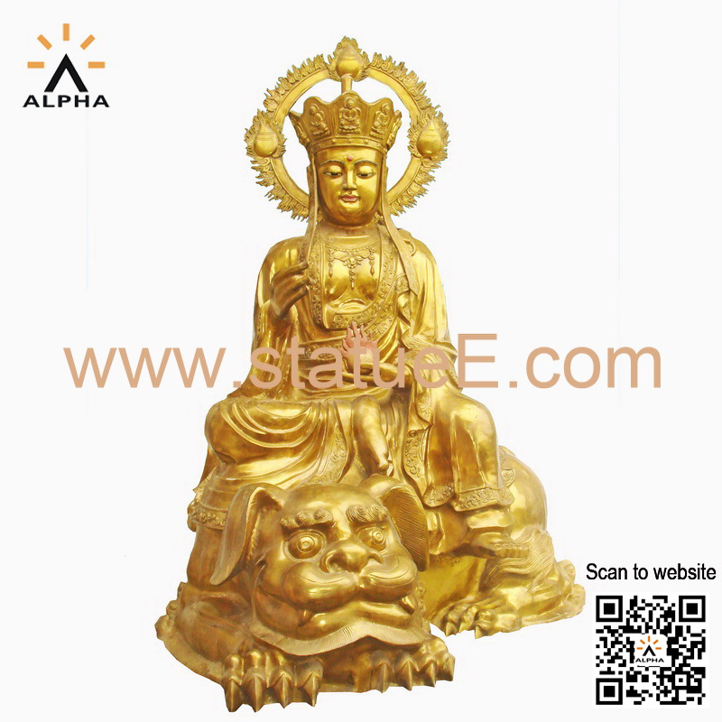 Gold Buddha statue