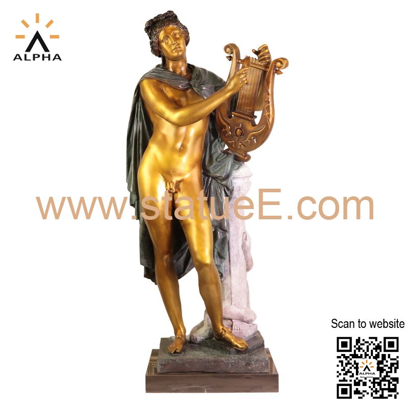 Antique bronze figures