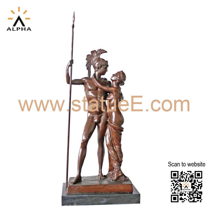 Art deco statue bronze