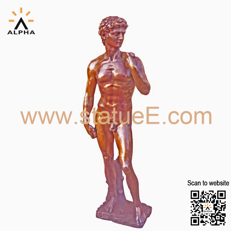 Bronze statue of David