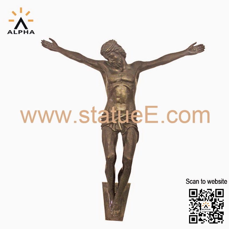 Bronze Jesus statue