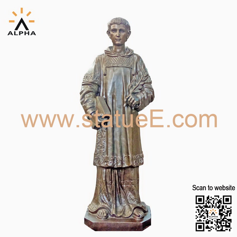 bronze Saint Stephen statue