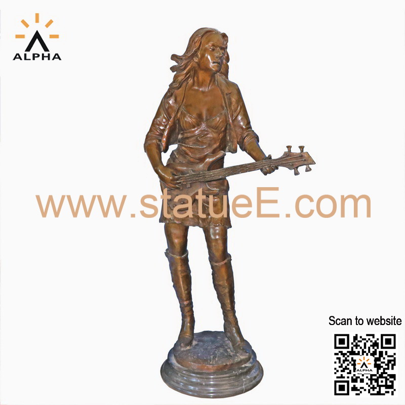 Copper statue