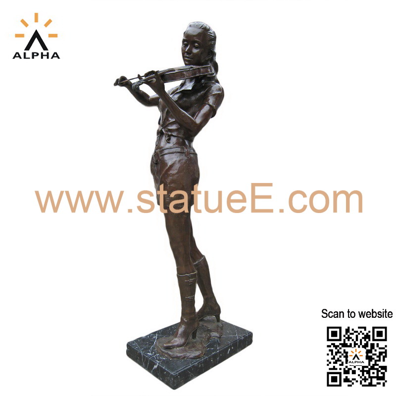 Large bronze statues