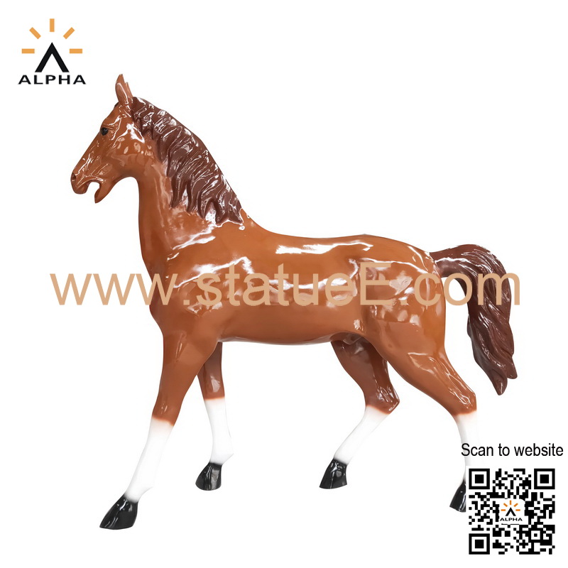 fiberglass horse statue