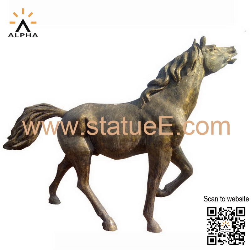 full size fiberglass horse