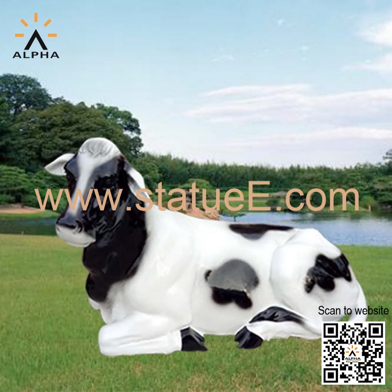 Fiberglass calf statue