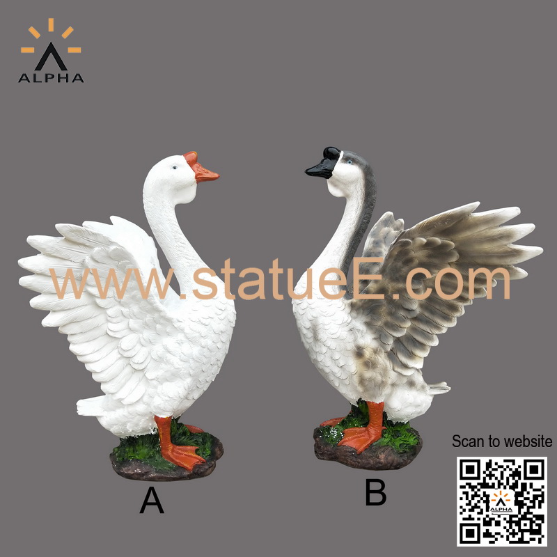 Goose statue