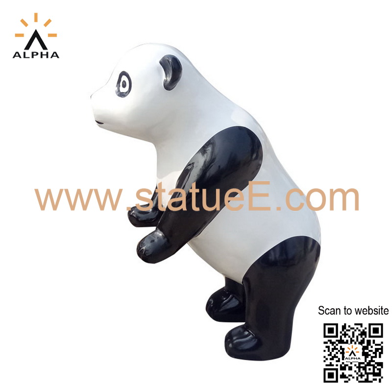 custom panda statue