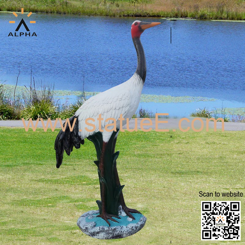 crane statues