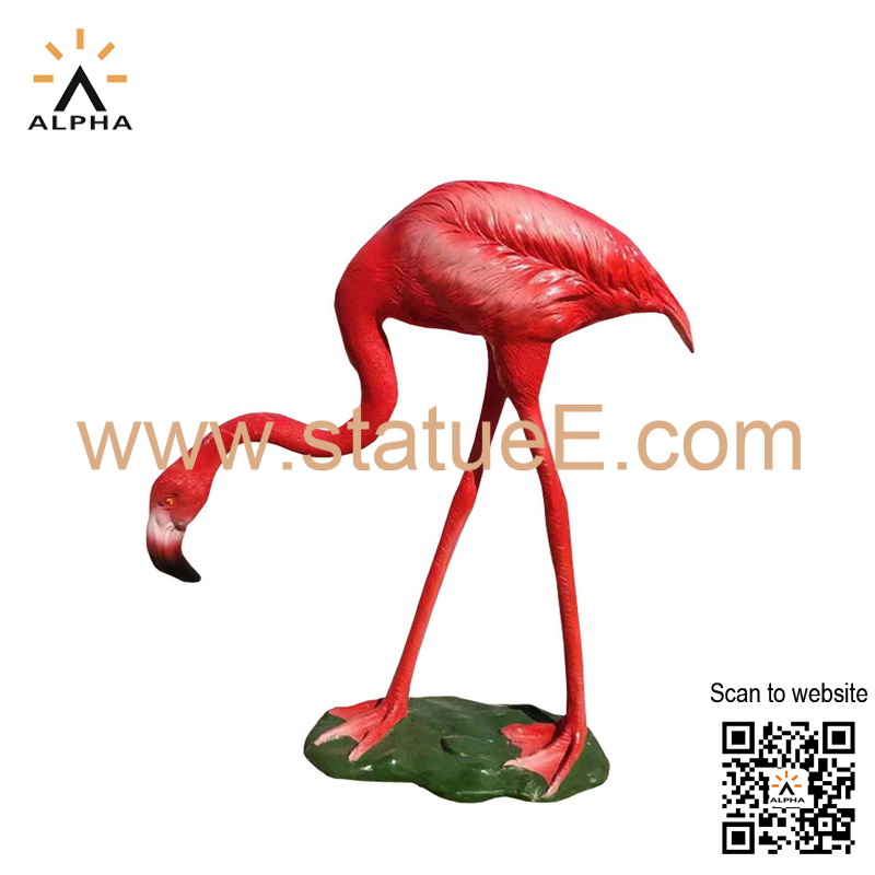 life size flamingo statues