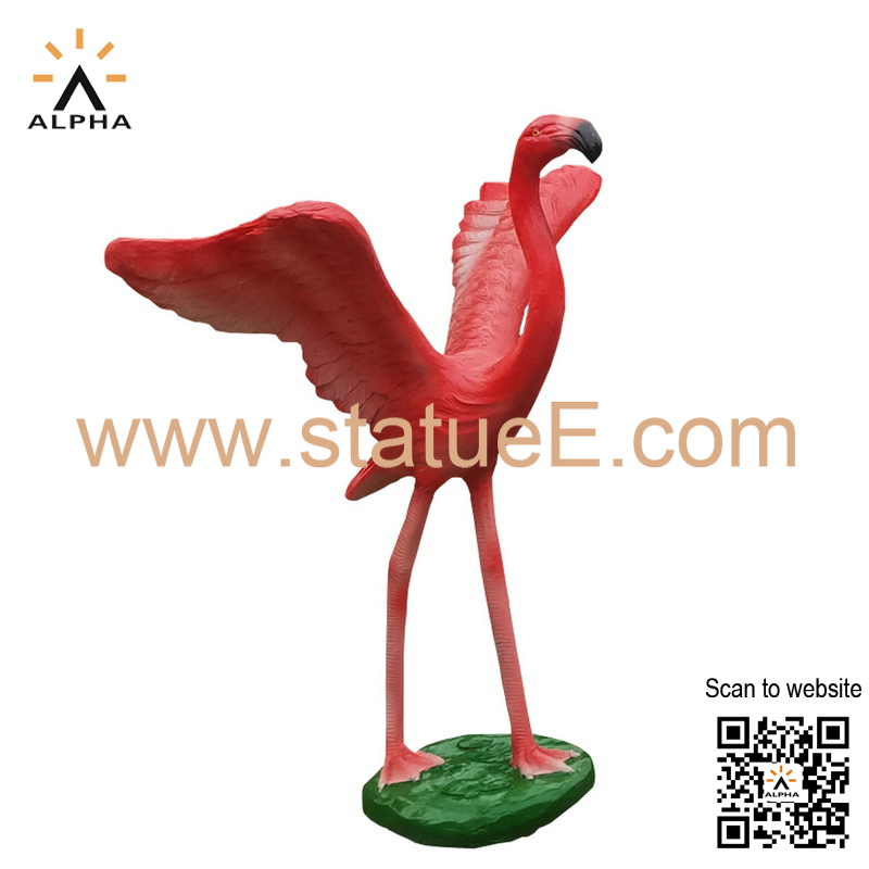 fiberglass flamingo
