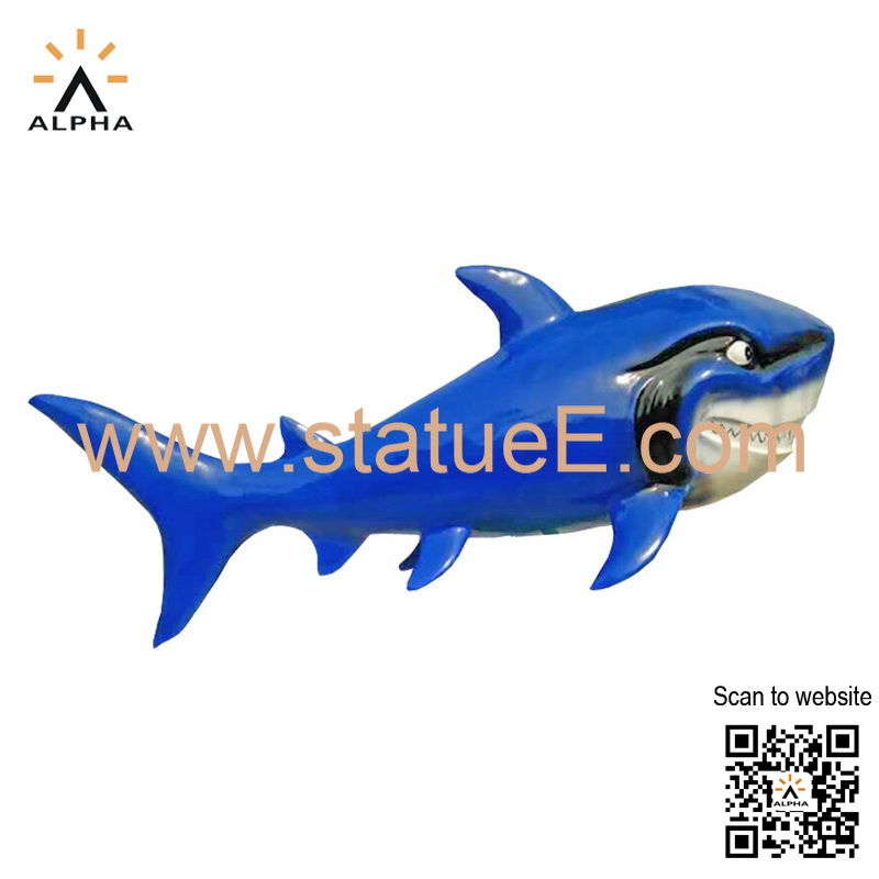 Shark statue