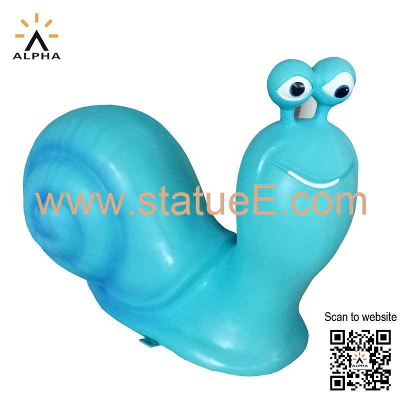 cartoon snail statue