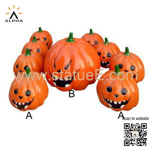 Halloween pumpkin sculpture