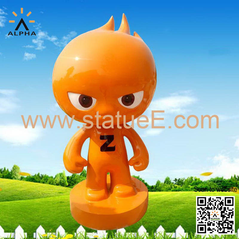 Pop cartoon statues