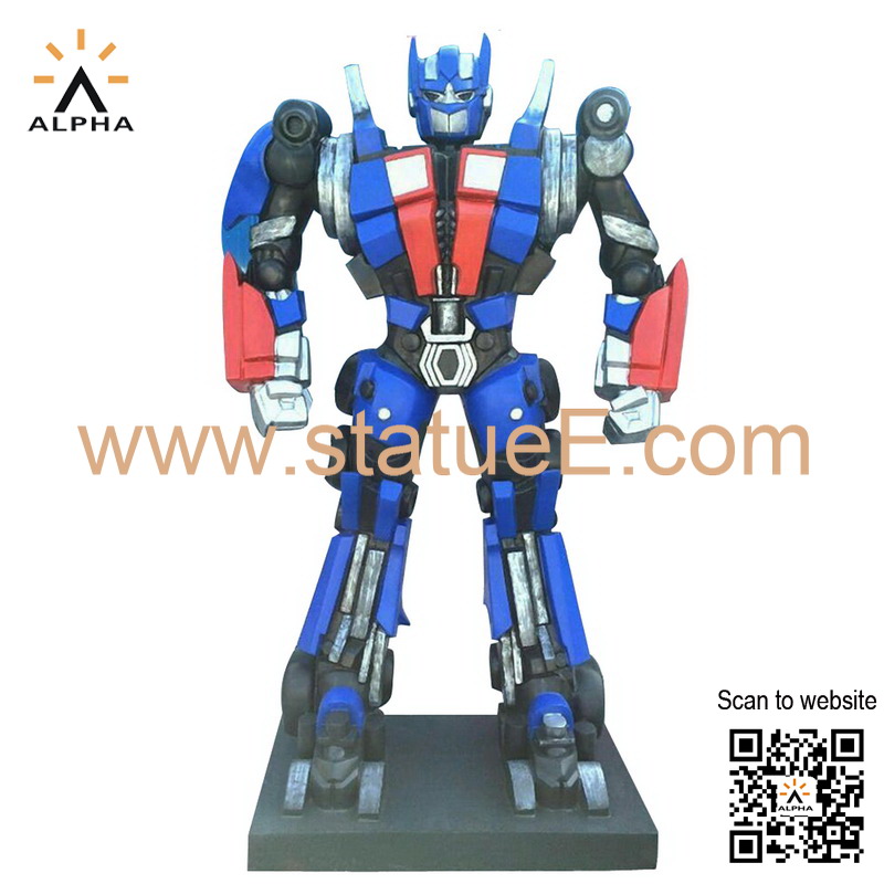 Large Optimus prime statue