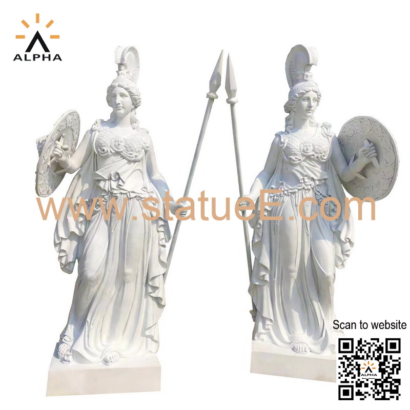 Fiberglass Roman statues