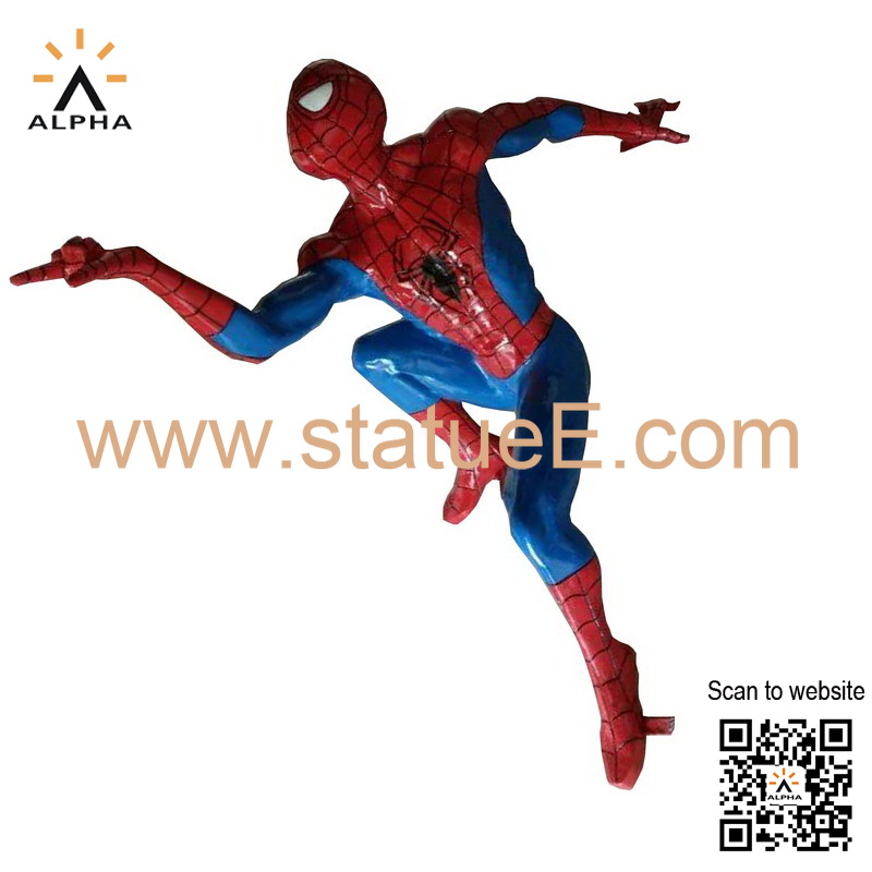 Spiderman statue