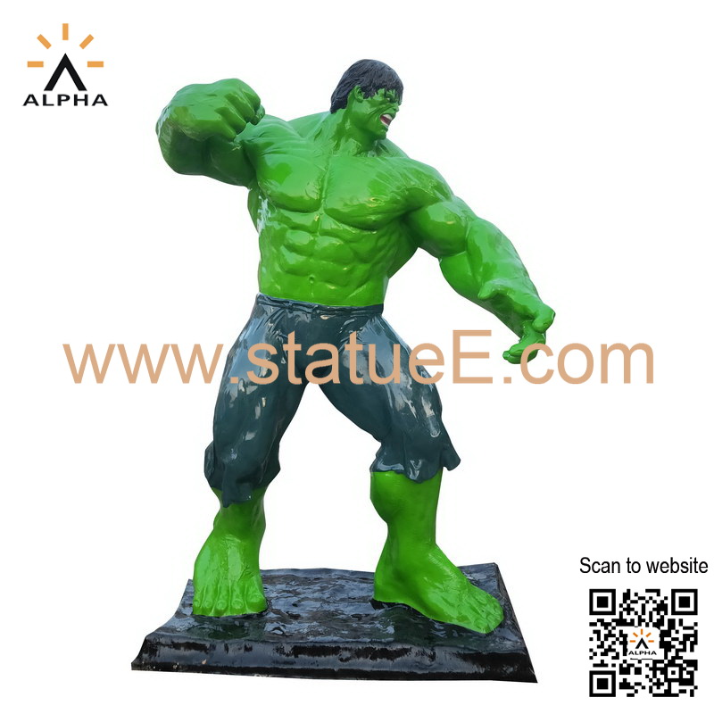 Giant hulk statue