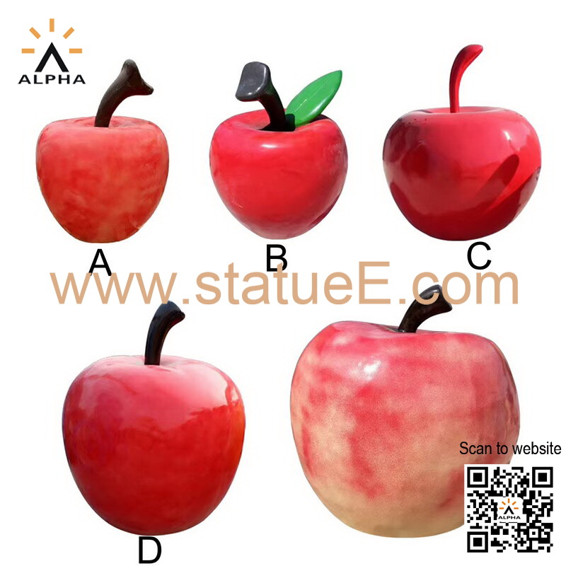 Apple garden sculpture