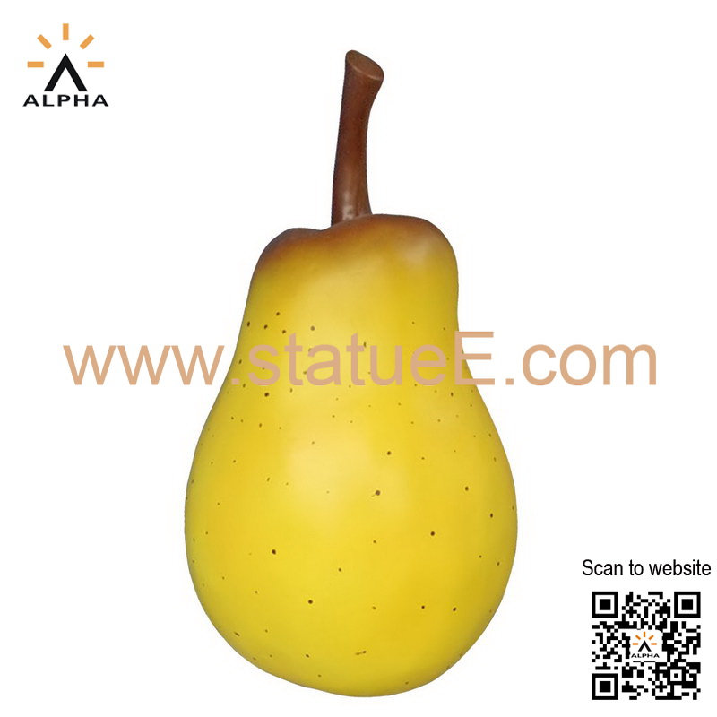 Garden pear sculpture