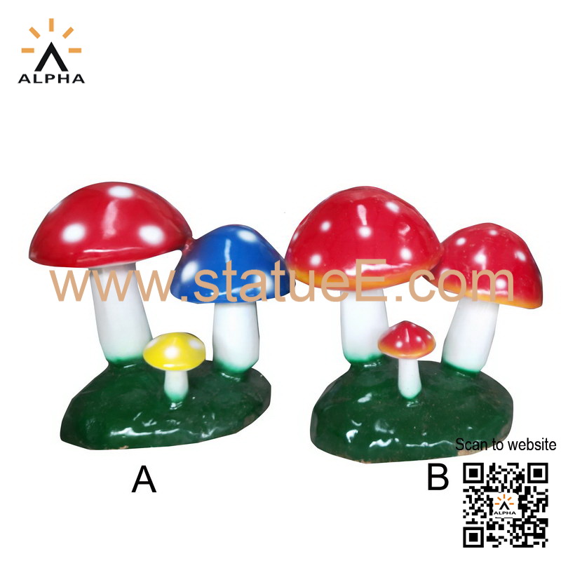 mushroom garden sculpture