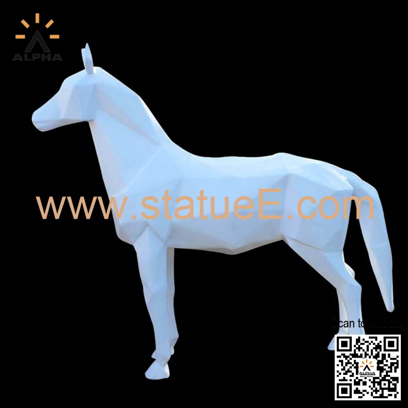 Modern horse sculpture