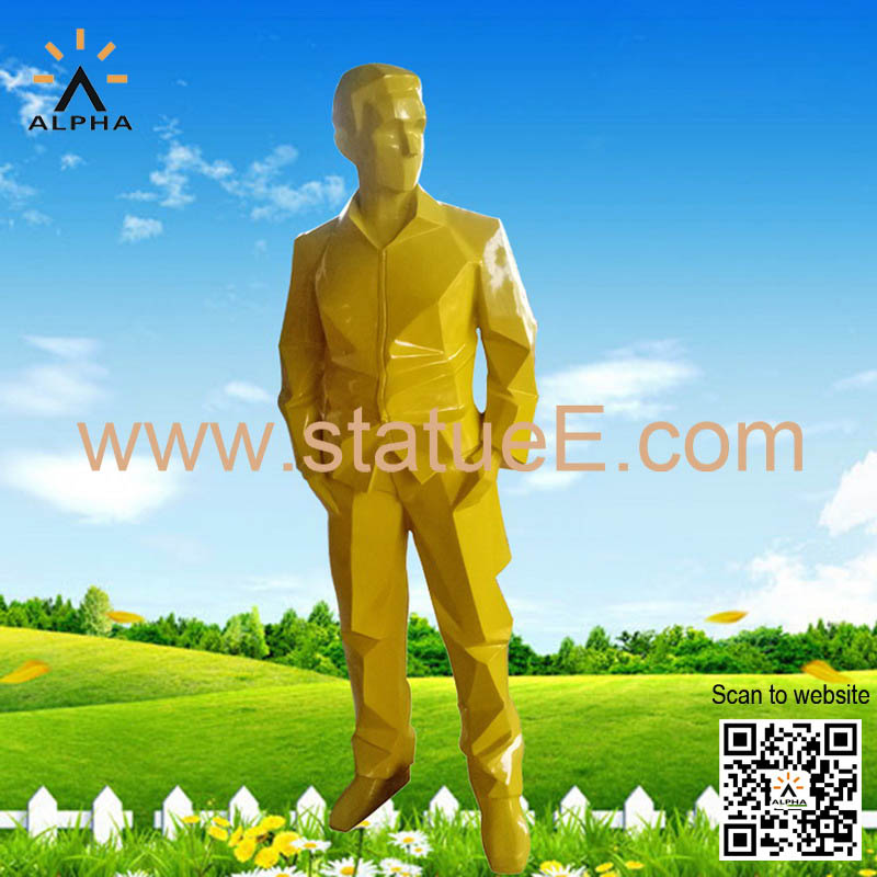 fiberglass modern statue