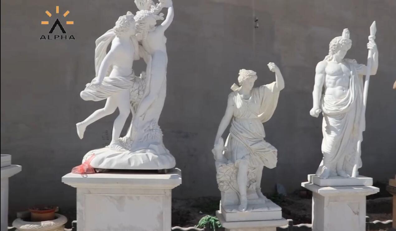 marble statue video